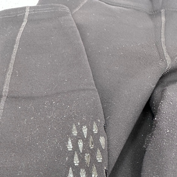 KERRITS 1X BLACK FLEECE WINTER RIDING TIGHTS. WINTER WARM BREECHES - Picture 2 of 6